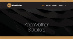 Desktop Screenshot of khanmather.co.uk